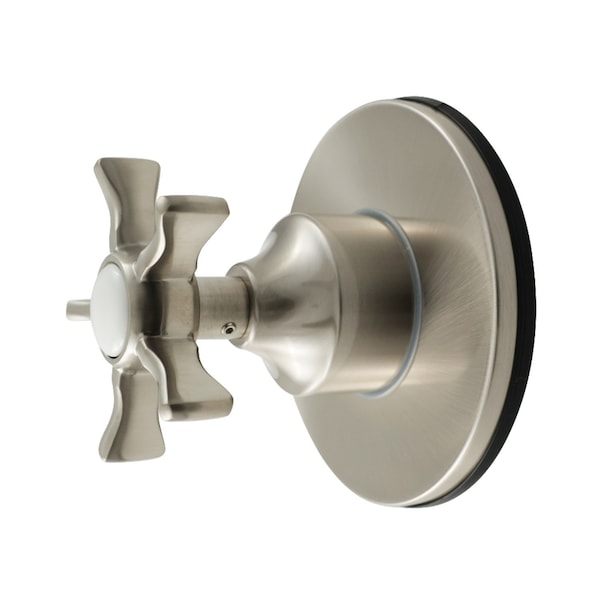 Kingston Brass Single-Handle Six-Way Diverter Valve with Round Trim Kit, Brushed Nickel KS4038NX - main