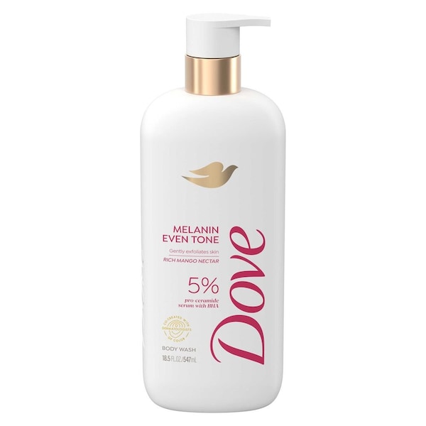 Dove Melanin Even Tone Exfoliating Body Wash, 18.5 Ounce, 4PK 69550329 - main