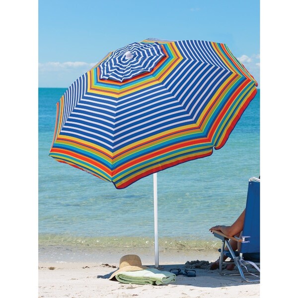 Rio Brands 6 Ft. Beach Tilt Umbrella UB78-2002PK5 - main
