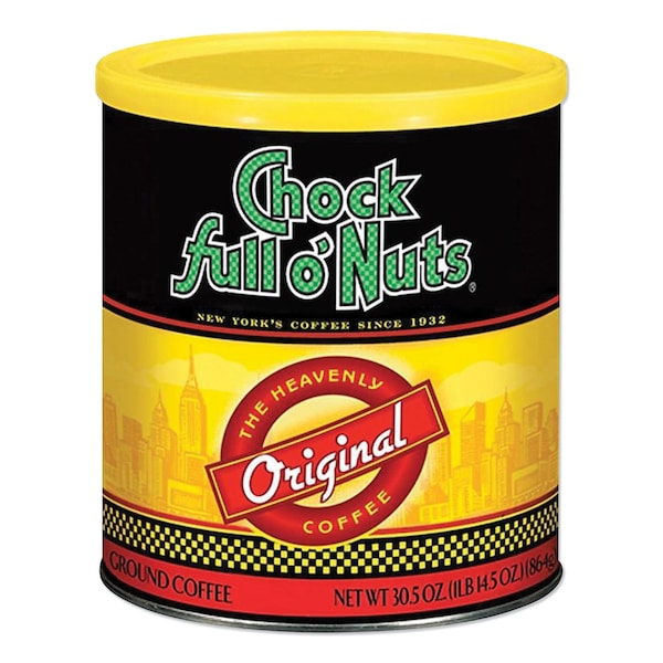 Chock Full Onuts Original Blend Ground Coffee, 30.5 oz MZB13000 - main