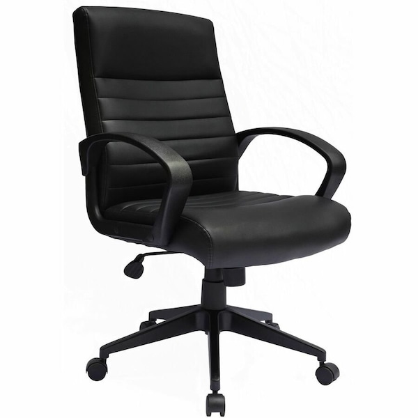 Boss Office Chair, 42.5 in H, Black B426-BK - main