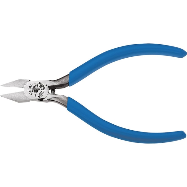 Klein Tools 5 1/8 in High Leverage Diagonal Cutting Plier Flush Cut Pointed Nose Uninsulated D244-5C - main