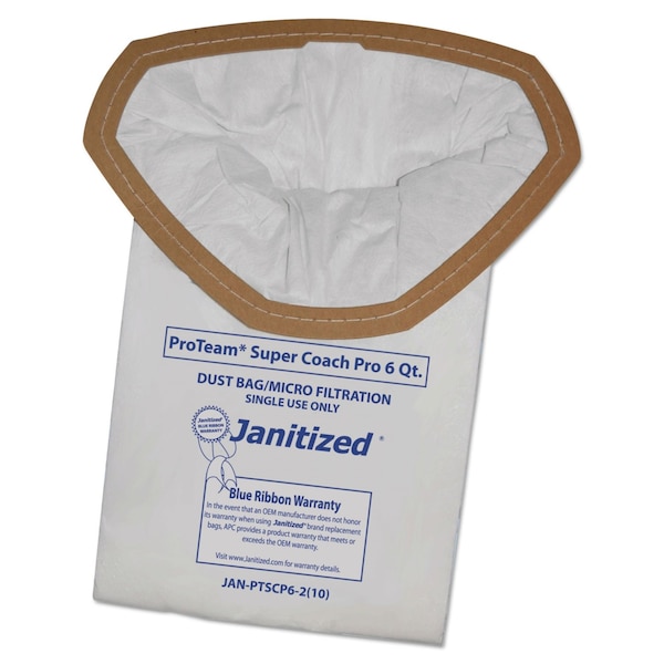 Janitized Vacuum Cleaner Bags, 100 PK JAN-PTSCP6-2(10) - main