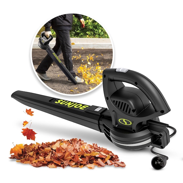Sun Joe Corded Handheld All Purpose Leaf Blower, 6A, 155 mph, Green SBJ597E - main