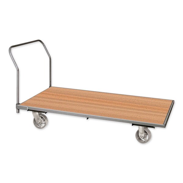Pucel Steel Reinforced Hardwood Platform Truck, 24 in W x 48 in D x 36 in H, Putty WPT-RE-2448-SW - main