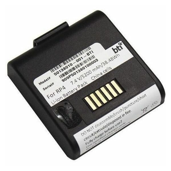 Battery Technology BTI 7.4V 5200MAH 38.48WH LI-ION SCANNER BATTERY FOR HONEYWELL 50138010-001-BTI - main