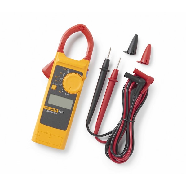 Fluke Digital Clamp Meter, CAT III 300V, IP30 FLUKE-301D/ESP