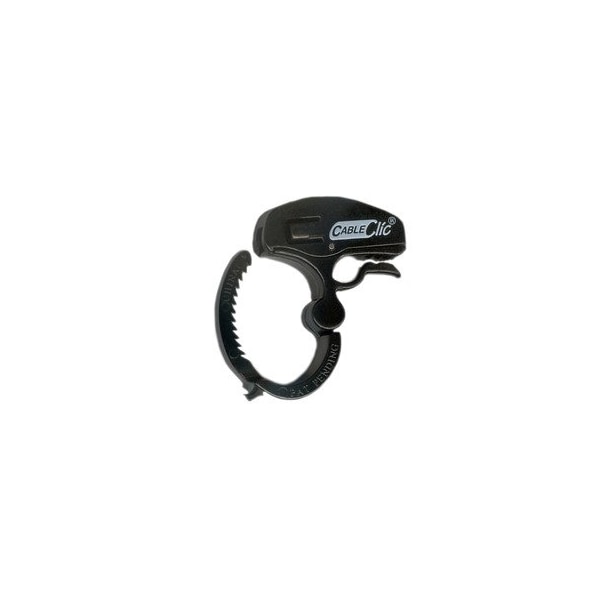Cable Wholesale Cable Wrap, 1 in Max Bundle Dia., Black, Polymer, Stainless Steel, 15 PK 30CA-12215 - main