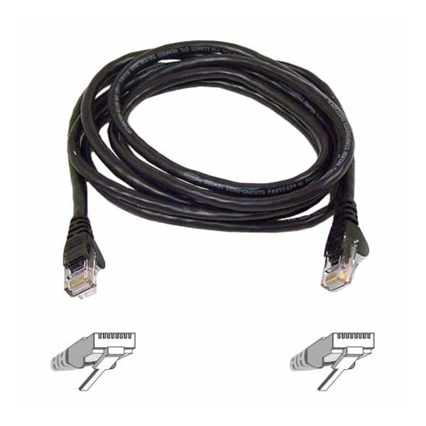 Belkin 7Ft Cat6 Snagless Patch Cable, Utp, Black Pvc Jacket, 23Awg, 50 A3L980B07-BLK-S - main