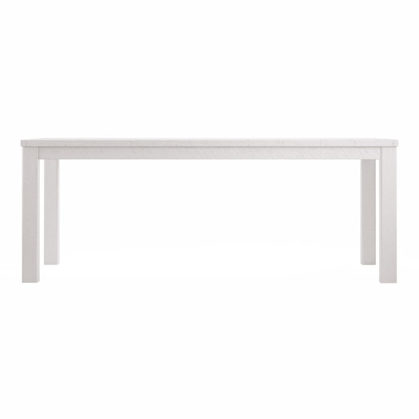 Homeroots 63" White Solid Wood Dining Table 518912 - main