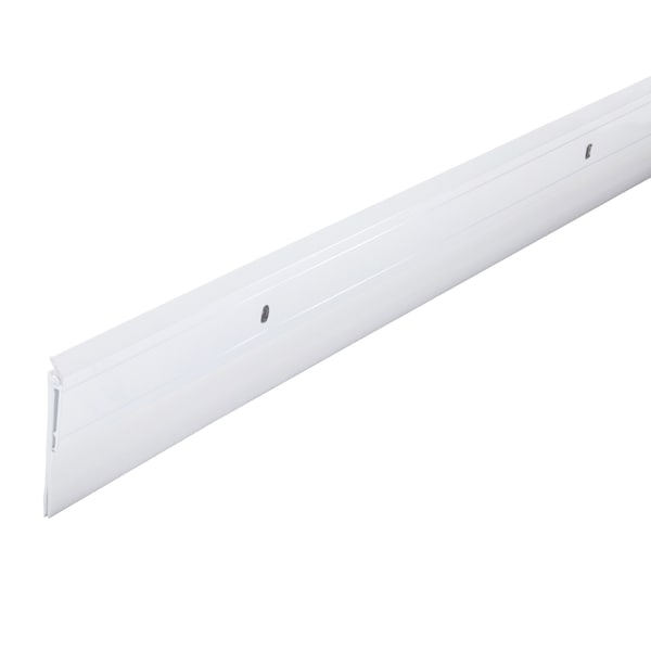 M-D Building Products 36 in. White Aluminum and Vinyl DENY Heavy-duty Screw-on Door Sweep 40715 - main