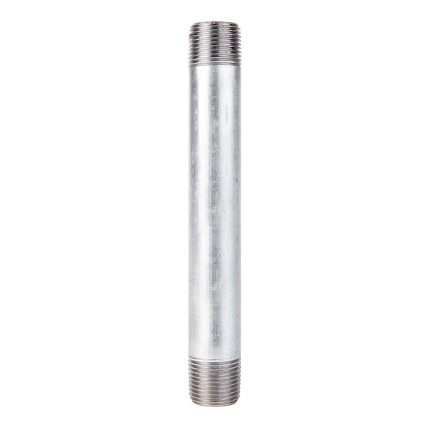 Ace Trading - Nipple 1/2 in. MIP each X 1/2 in. D MIP Galvanized Steel 6 in. L Nipple 301UP12X6 - main