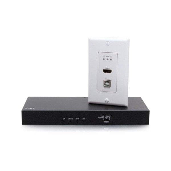 C2G HDBaseT HDMI+USB WP TX to Box RX-TAA C2G31030 - main