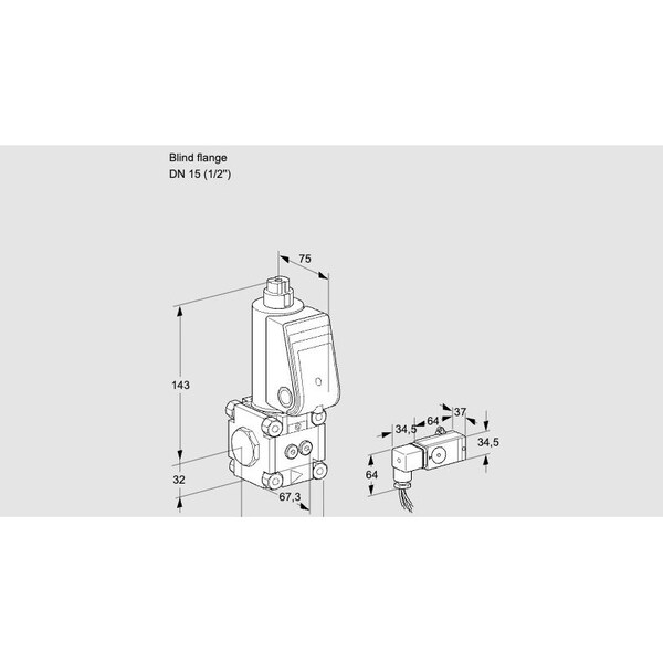 Honeywell Kromschroder VAS1T-0/15N/NQ KS88020084 - main