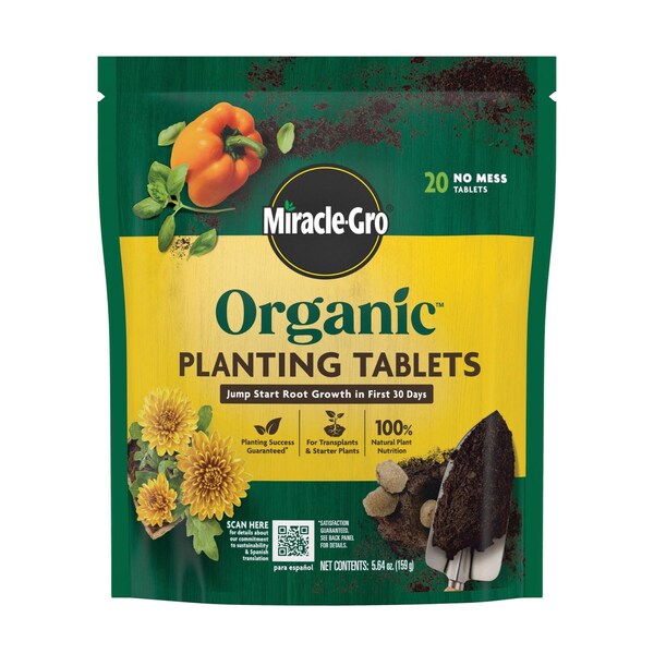 Miracle-Gro Organic Tablets Plant Food 20 ct 3784506 - main
