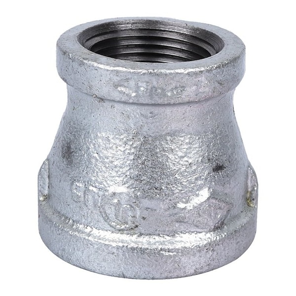 Prosource Exclusively Orgill Reducing Pipe Coupling, 114 x 1 in, Threaded, Malleable Steel, SCH 40 Schedule 24-11/4X1G - main