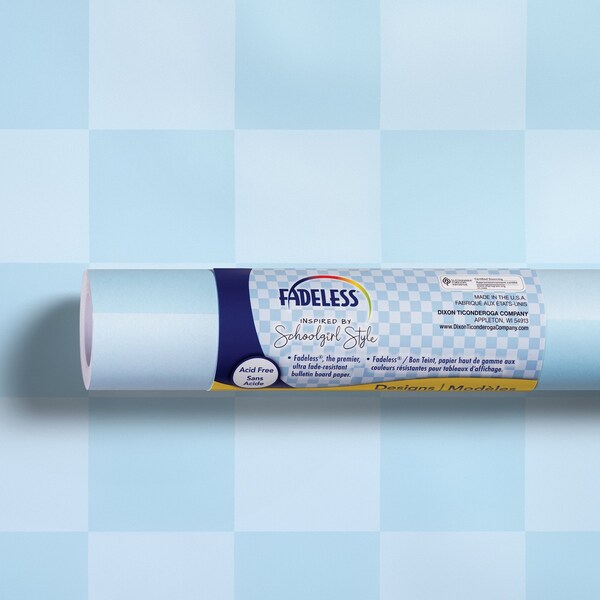 Fadeless Schoolgirl Style Bulletin Board Paper, 48in. x 50ft., Pool Party P0040165 - main