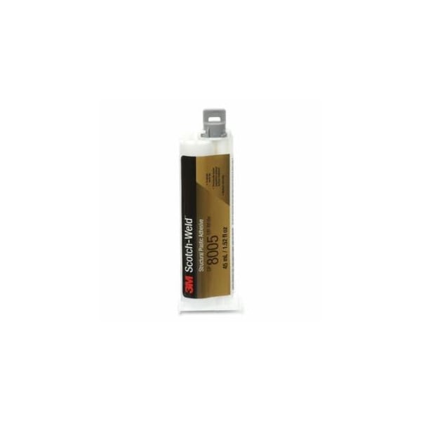 3M Scotch-Weld Structural Plastic Adhesive, DP8005, 1.52 fl oz, Cartridge, Off-White 405-051128-99349 - main