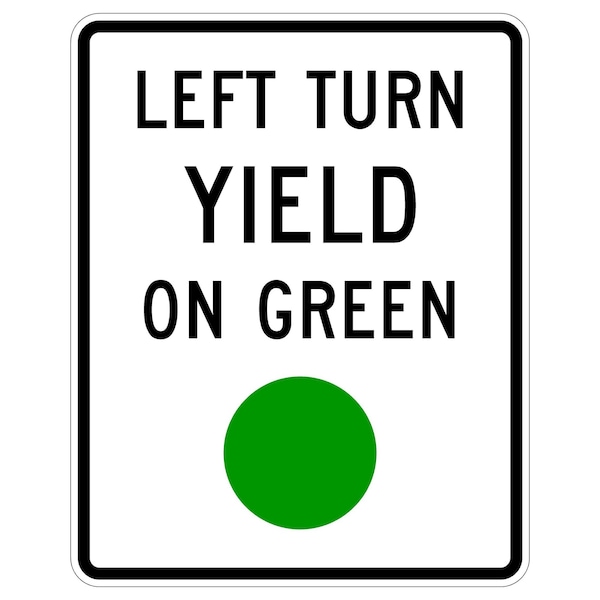 Sign Solutions Usa Traffic Sign, 24 in Width, Aluminum Sign, Vertical Rectangle DUS06DWT2430R10-12 - main