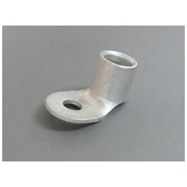 Nichifu Non-Insulated Ring Terminals, 90 Degree Bent, Stud 3/8 in, AWG 1-00 R 60-10-B - main
