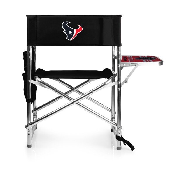 Picnic Time Family Of Brands Houston Texans - Sports Chair, (Black) 809-00-179-134-2 - main
