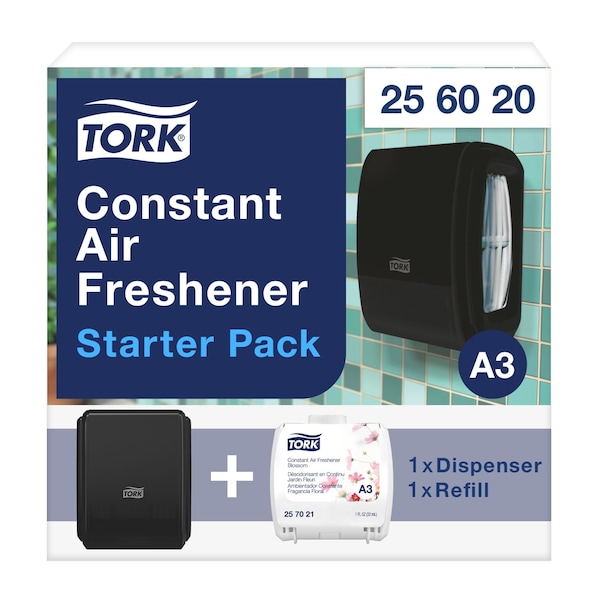 Tork Air FreshDispenser Kit, Black, 4 7/8 in H 256020 - main