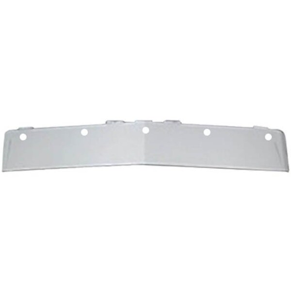 Ilc Repl. For Kenworth T680 Year 2017 12In Stainless Steel Straight Drop Visor W/ 5 .75In Light Ho WZ-EQJL-S - main