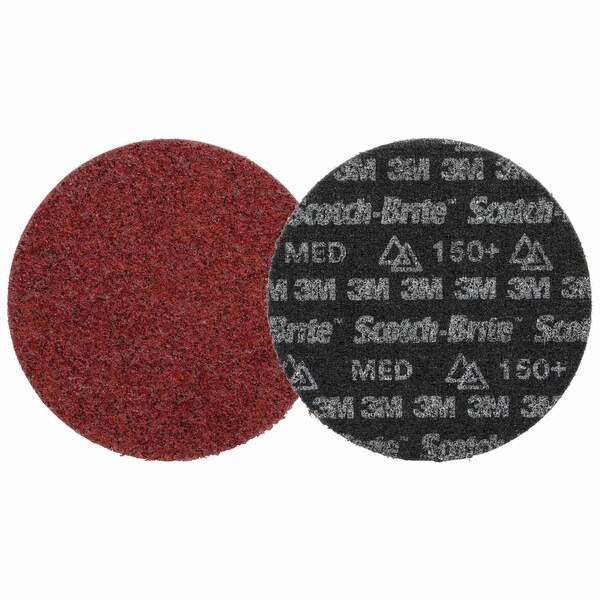 3M Scotch-Brite Precision Heavy Duty Surface Conditioning Disc, Medium 150+, 5 in x NH, 50PK HD-DH - main