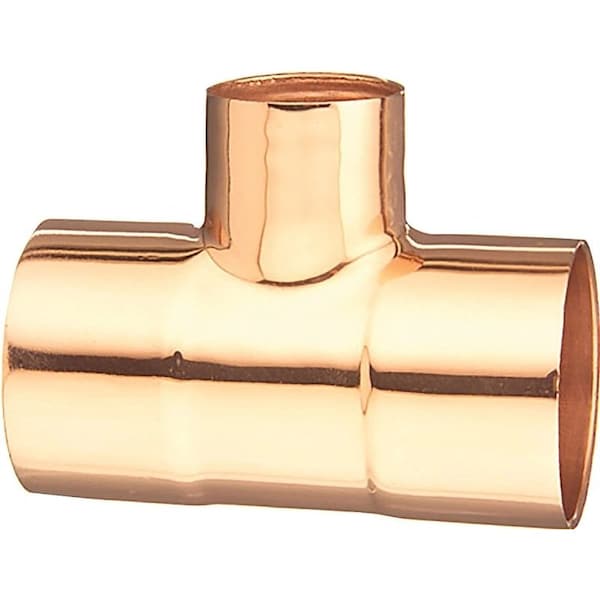 Epc Elkhart Products 111R Series Reducing Pipe Tee, 1-1/2 x 1-1/2 x 3/4 in, Sweat, Copper 32918 - main