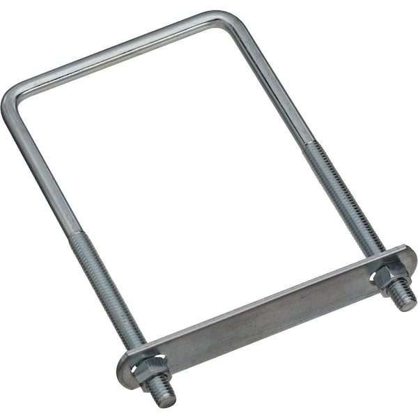 National Hardware 3/8''x4''x7'' Zinc Square U Bolt N222-406 - main