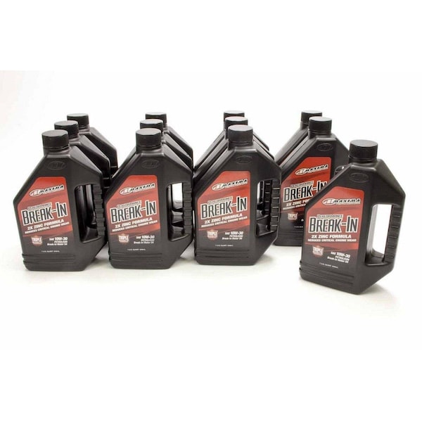 Maxima Racing Oils 39-10901 ZDDP 10W30 Conventional Break-In Motor Oil - 1 qt. - Case of 12, 12PK MAX39-10901 - main