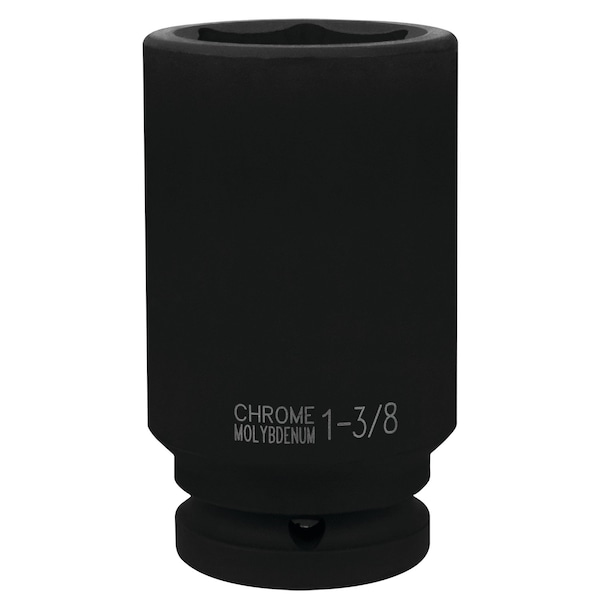 Performance Tool 3/4 in. Dr. 1-3/8 in. 6pt Deep Impact Socket, Chrome Moly, Laser Etched M742-44 - main