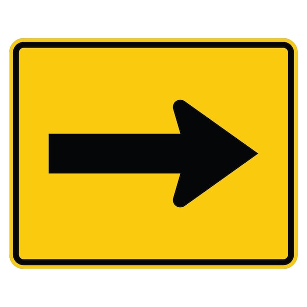 Sign Solutions Usa Traffic Sign, 21 in Width, Aluminum Sign, Horizontal Rectangle DUS12DYE2115W16-5P - main