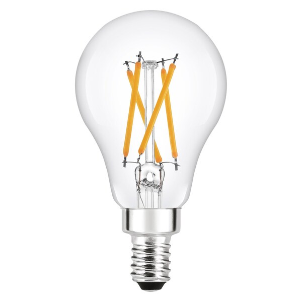 Ledvance/ Sylvania LED Natural TruWaveA15, 5.5W, Dimmable, 90CRI, 450 Lumen, 2700K, 15000Life, Candelabra, Clear LED5.5A15CDIM927CL13YTL - main
