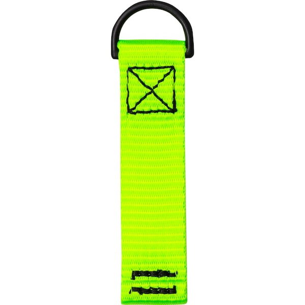 Ironwear Plastic D Ring Web Tool Tether, 2lbs and 1 inch wide 2861-L-DRP - main