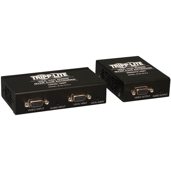Eaton Tripp Lite Series VGA over Cat5/6 Extender Kit, Box-Style Transmitter/Receiver for B130-101A-2 - main