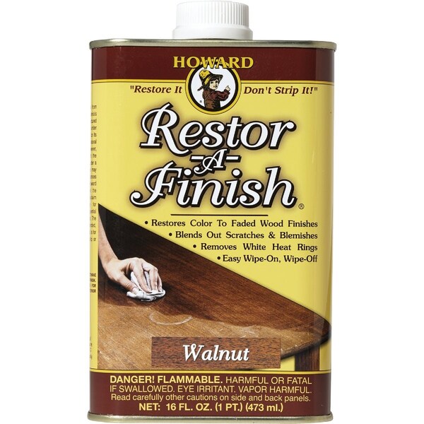 Howard Restor-A-Finish 16 Oz. Walnut Wood Finish Restorer RF4016 - main