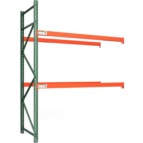 Global Industrial Bolted Teardrop Pallet Rack Add-On, 120"W x 48"D x 120"H, 5630 lbs Shelf Cap 412391 - main