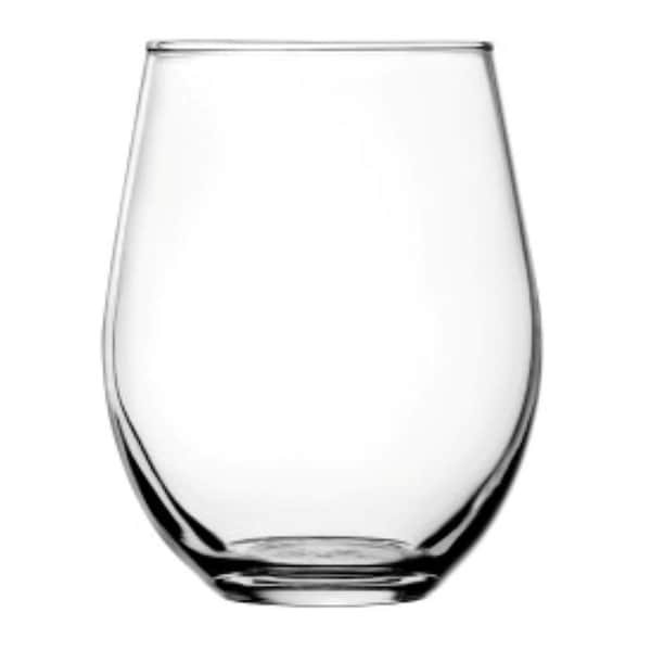 Anchor Hocking 95142 Stemless Glass Set, 20 oz Capacity, Glass, Clear, Dishwasher Safe: Yes 95142L20 - main