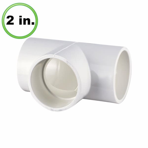Cool Kitchen 2 in. Utility Grade PVC Pipe Tee CO2211953 - main