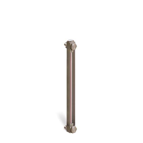 Oil-Rite 316Ss Liquid Level Gage, Standard, 10in. Centerline Distance, Buna Seals, 1/2-20 Thread, Back Mount B5295-11000BB1W - main