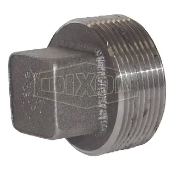 Dixon Square Head Plug, 3 in Nominal, MNPT End Style, 3000 lb, Forged Steel SHP300FS - main