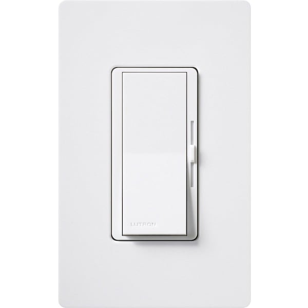 Lutron Lighting Dimmer, Slide, 3-Way, Decora DV-103P-WH - main