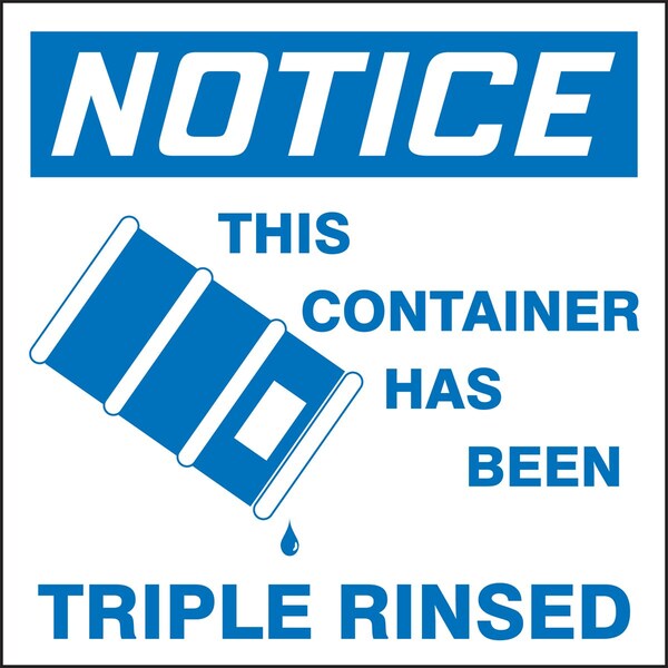 Accuform OSHA NOTICE DRUM CONTAINER LABELS MHZW812EVP - main