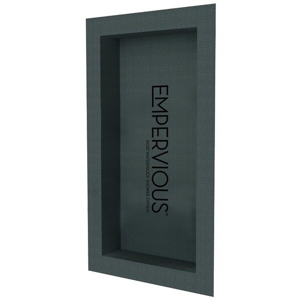 Emser Tile Empervious Series Shower Recess Niches, Fiberglass/XPS Foam, 16 in W, 24 in H ZGBN1624F - main