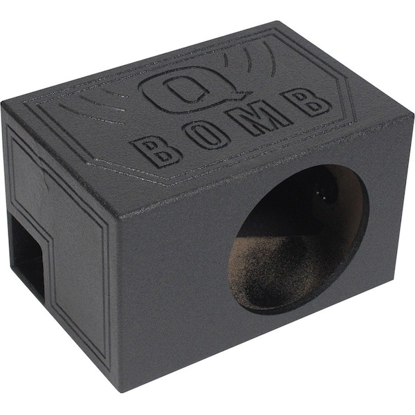 Q Power QPower QBOMB12VLSINGLE Single 12 inch Vented Box QBOMB12VLSINGLE - main