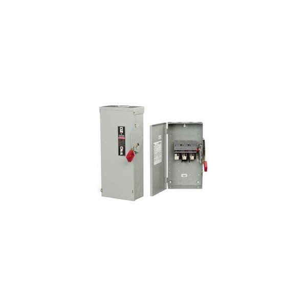 Ge Safety Switches TH 3P 30A 240V 50/60Hz 3Ph Fusible 4Wire NEMA 3R Heavy Duty TH4321R - main