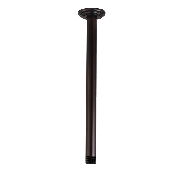Kingston Brass 12" Rain Drop Ceiling Mount Shower Arm with Round Flange, Oil Rubbed Bronze K211C5 - main