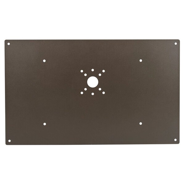 Keystone Back Plate for Medium Size Wallpacks, Covers Legacy Style Large HID Housing Dimensions. Standard Bro KT-WPLED-BP-M - main