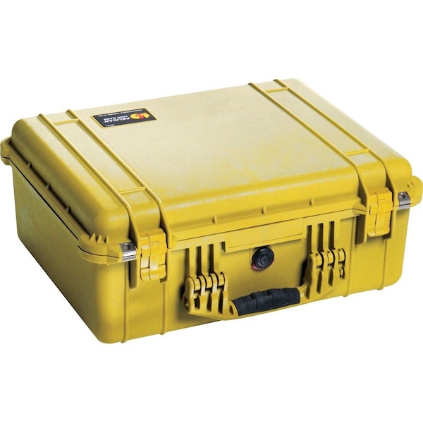 Pelican Yellow Protective Case, 20.66"L x 17.2"W x 8.40"D 1550 - main